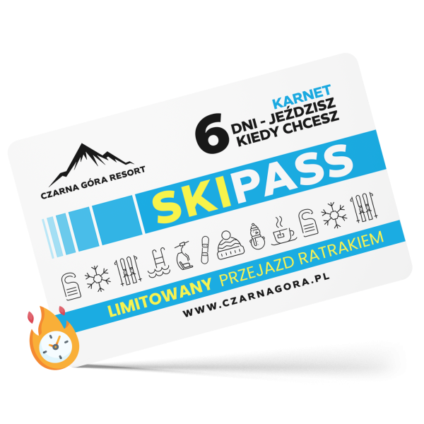 Karnet - 6 dni kiedy chcesz + RATRAK!